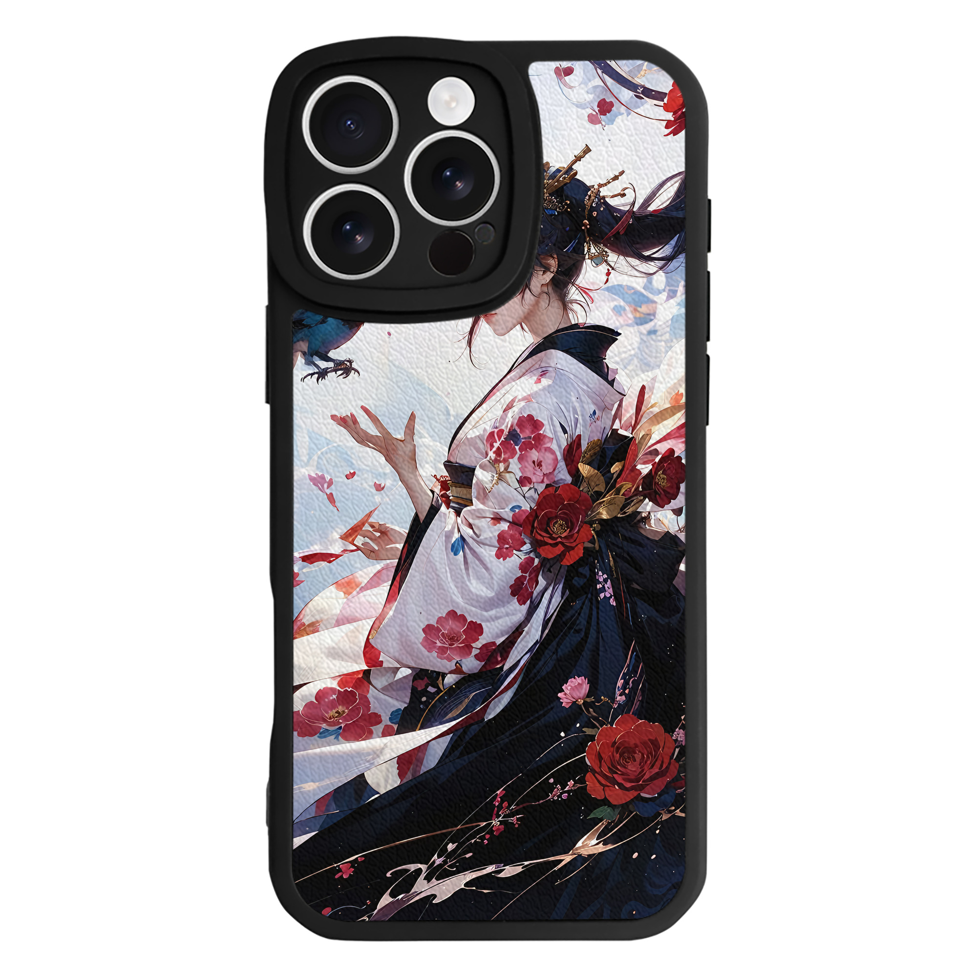 （画像用） 刀剣乱舞 Touken Ranbu 【iPhone 16シリーズ対応】シリコンスマホケース（レザー調） 材質：シリコン